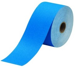 MMM36220 Blue Abrasive Sheet Roll, 2.75″ x 30 yd, 150FILE PSA GRIT