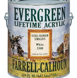 FC3300 Evergreen Lifetime 100% Acrylic Interior S/G Enamel White Base