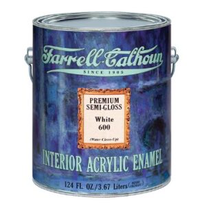 FC600 Line Premium Interior 100% Acrylic Semi-Gloss Latex Enamel