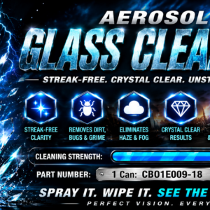 CAR BRITE Aerosol Glass Cleaner SKU: CBO1E009-18