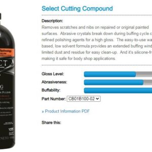 CAR BRITE SELECT™ Cutting Compound #1