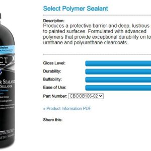 CAR BRITE SELECT™ POLYMER SEALANT #3