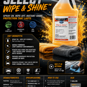 CAR BRITE WIPE AND SHINE
