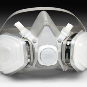 3M 07192 Half Facepiece Disposable Respirator Assembly, Organic Vapor/P95, Medium