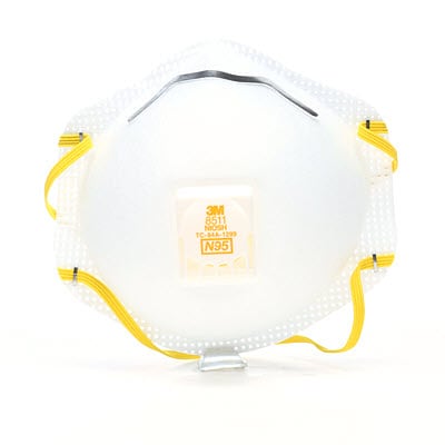 3M 54343 Particulate Respirator 8511, N95, Box of 10
